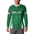 Custom Ireland Rugby Button Sweatshirt Irish Celtic Shamrock