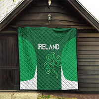 Ireland Rugby Quilt Irish Celtic Shamrock