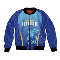 Custom Saint Lucia 2026 Cricket Bomber Jacket Kings Never Fall