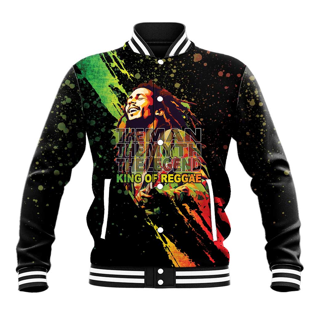 Legend Bob Baseball Jacket One Love Heart Destiny