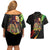 Legend Bob Couples Matching Off Shoulder Short Dress and Hawaiian Shirt One Love Heart Destiny