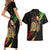 Legend Bob Couples Matching Short Sleeve Bodycon Dress and Hawaiian Shirt One Love Heart Destiny