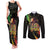 Legend Bob Couples Matching Tank Maxi Dress and Long Sleeve Button Shirt One Love Heart Destiny