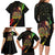 Legend Bob Family Matching Long Sleeve Bodycon Dress and Hawaiian Shirt One Love Heart Destiny