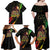 Legend Bob Family Matching Off Shoulder Maxi Dress and Hawaiian Shirt One Love Heart Destiny LT05 - Wonder Print Shop