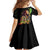 Legend Bob Family Matching Off Shoulder Short Dress and Hawaiian Shirt One Love Heart Destiny LT05 - Wonder Print Shop