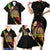 Legend Bob Family Matching Short Sleeve Bodycon Dress and Hawaiian Shirt One Love Heart Destiny LT05 - Wonder Print Shop