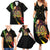 Legend Bob Family Matching Summer Maxi Dress and Hawaiian Shirt One Love Heart Destiny LT05 - Wonder Print Shop