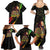 Legend Bob Family Matching Summer Maxi Dress and Hawaiian Shirt One Love Heart Destiny LT05 - Wonder Print Shop