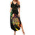 Legend Bob Family Matching Summer Maxi Dress and Hawaiian Shirt One Love Heart Destiny LT05 - Wonder Print Shop