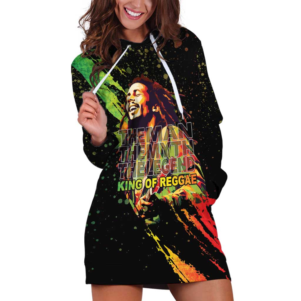 Legend Bob Hoodie Dress One Love Heart Destiny LT05 - Wonder Print Shop