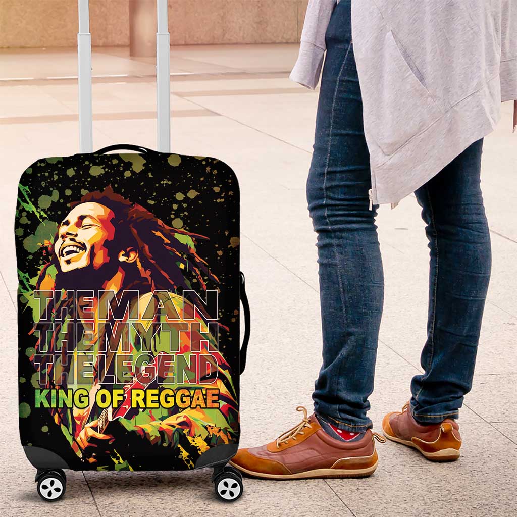 Legend Bob Luggage Cover One Love Heart Destiny LT05 - Wonder Print Shop