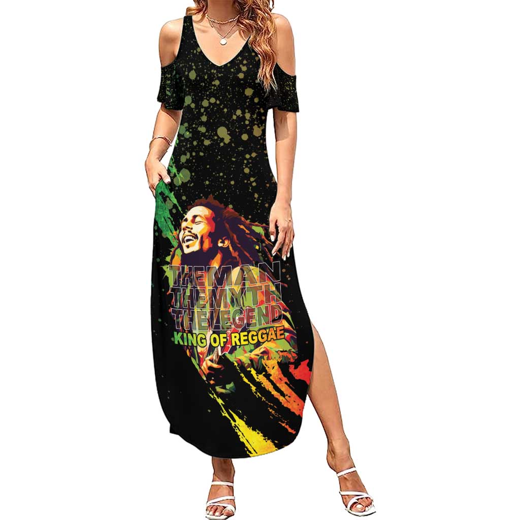 Legend Bob Summer Maxi Dress One Love Heart Destiny