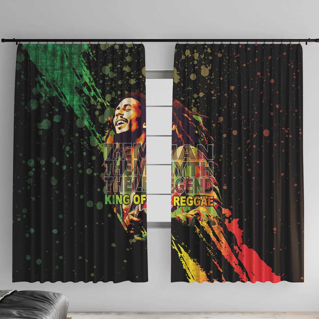 Legend Bob Window Curtain One Love Heart Destiny