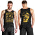 Reggae King Marley Men Tank Top Gold Lion