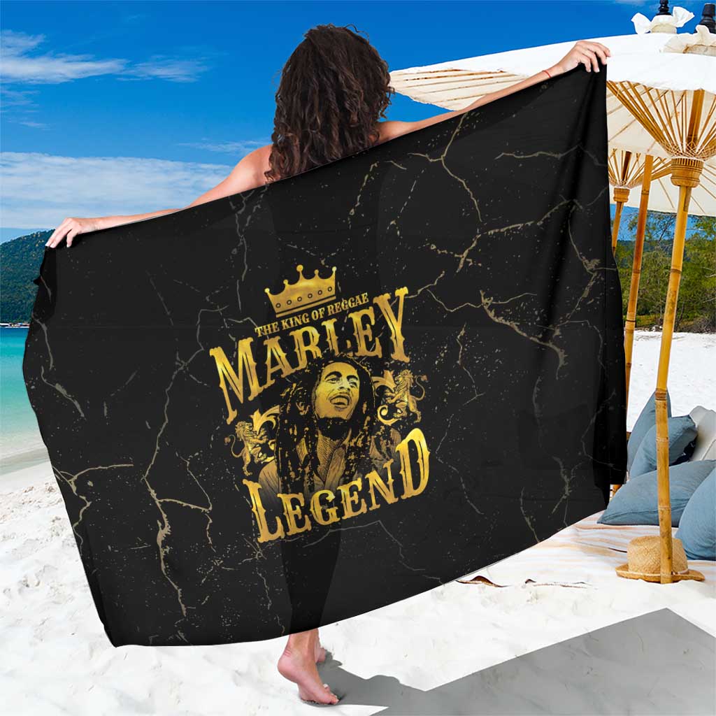 Reggae King Marley Sarong Gold Lion