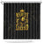 Reggae King Marley Shower Curtain Gold Lion LT05 - Wonder Print Shop