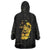 Reggae King Marley Wearable Blanket Hoodie Gold Lion