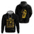 Reggae King Marley Zip Hoodie Gold Lion LT05 - Wonder Print Shop