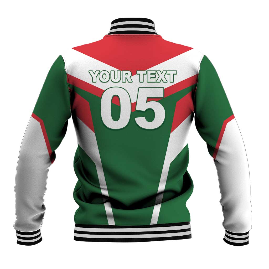 Custom Lebanon Rugby Baseball Jacket Go Champions - Wonder Print Shop