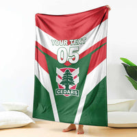 Custom Lebanon Rugby Blanket Go Champions - Wonder Print Shop