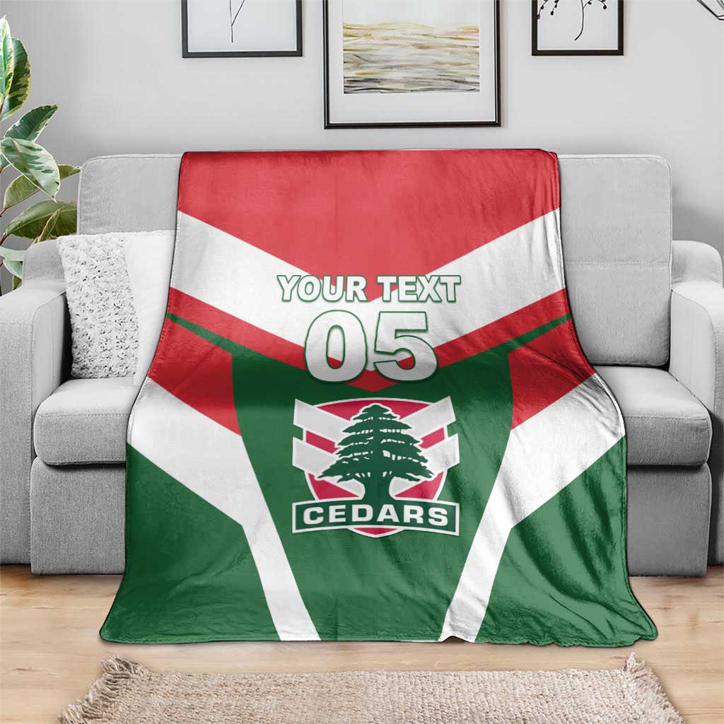 Custom Lebanon Rugby Blanket Go Champions - Wonder Print Shop