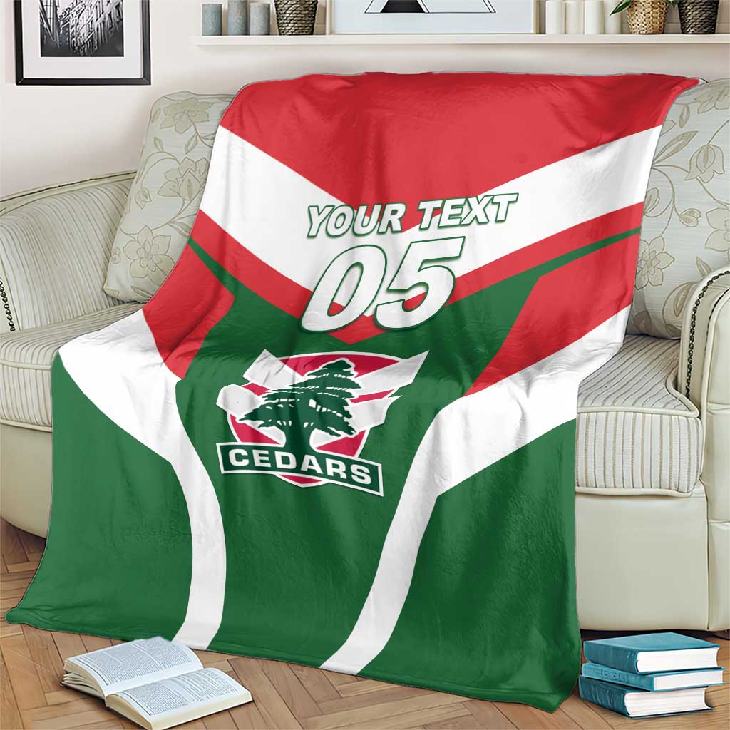 Custom Lebanon Rugby Blanket Go Champions - Wonder Print Shop