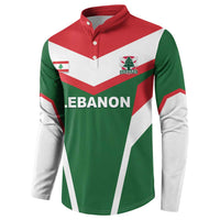 Custom Lebanon Rugby Button Sweatshirt Go Champions - Wonder Print Shop