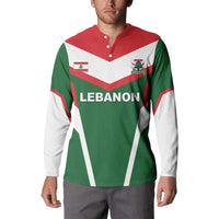 Custom Lebanon Rugby Button Sweatshirt Go Champions - Wonder Print Shop