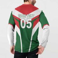 Custom Lebanon Rugby Button Sweatshirt Go Champions - Wonder Print Shop