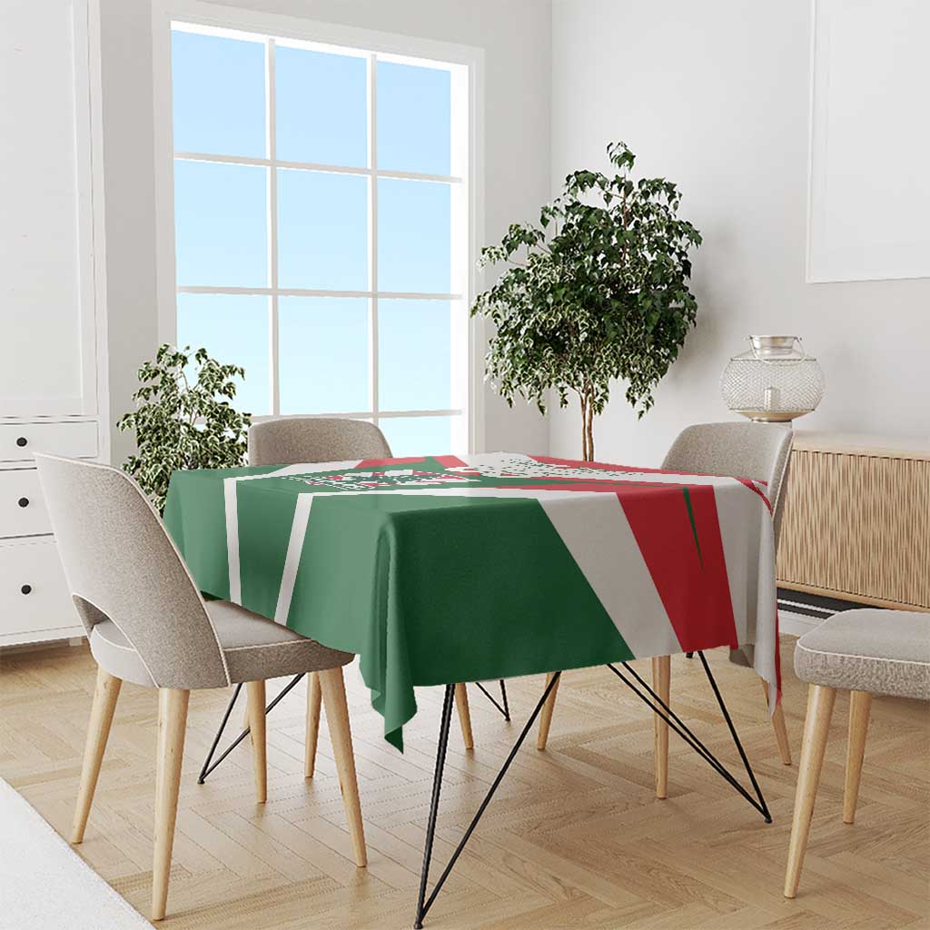 Custom Lebanon Rugby Tablecloth Go Champions - Wonder Print Shop