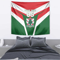 Custom Lebanon Rugby Tapestry Go Champions - Wonder Print Shop