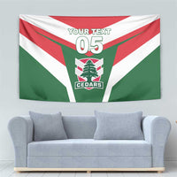Custom Lebanon Rugby Tapestry Go Champions - Wonder Print Shop