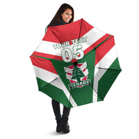 Custom Lebanon Rugby Umbrella Go Champions - Wonder Print Shop
