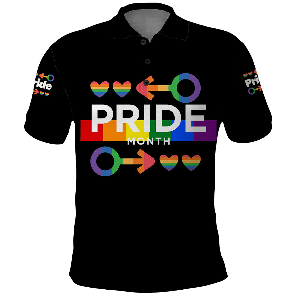 LGBT Gay Polo Shirt Pride LT6 - Wonder Print Shop