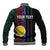 Custom Vanuatu Shefa Baseball Jacket Polynesian Tribal LT6 - Wonder Print Shop