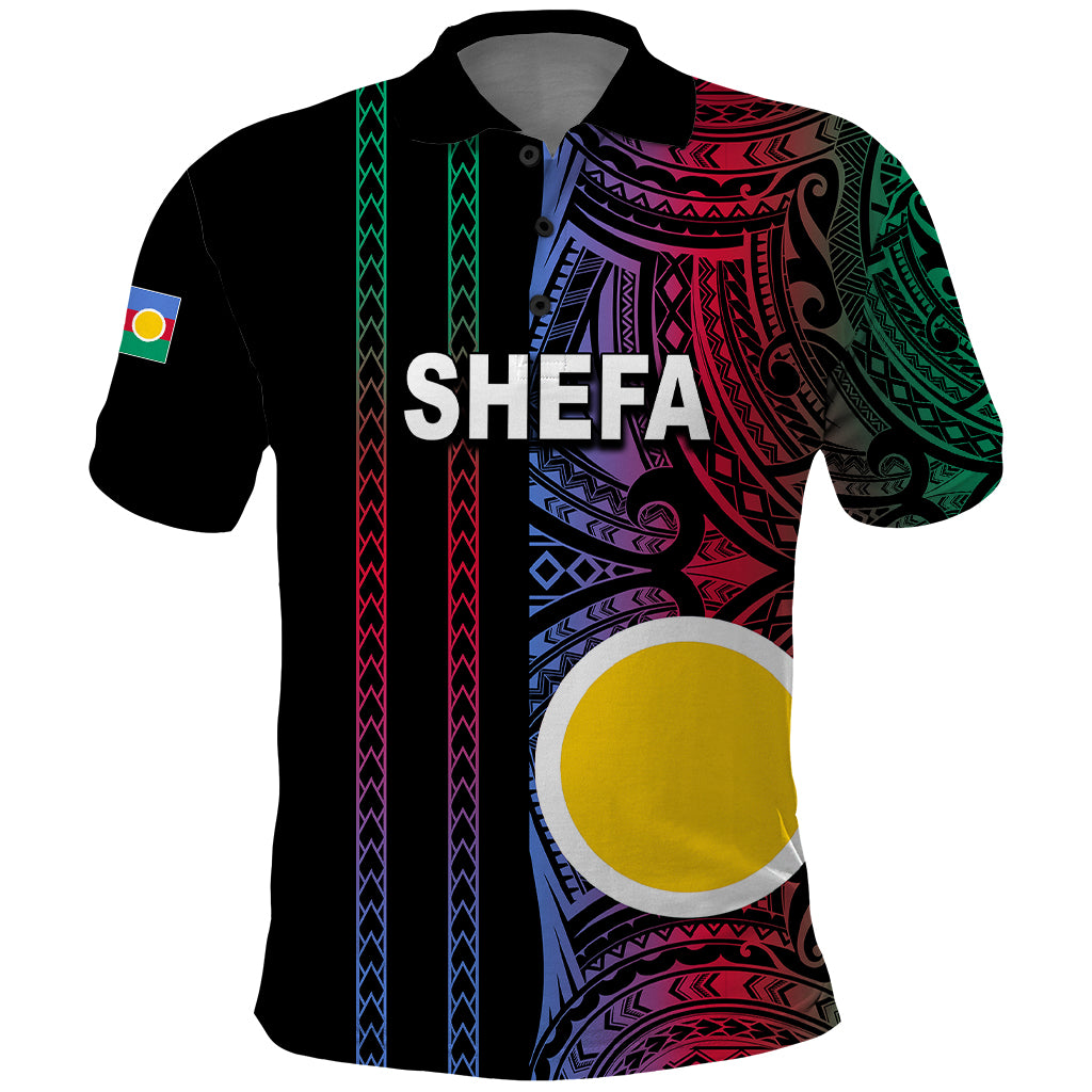 Custom Vanuatu Shefa Polo Shirt Polynesian Tribal LT6 - Wonder Print Shop