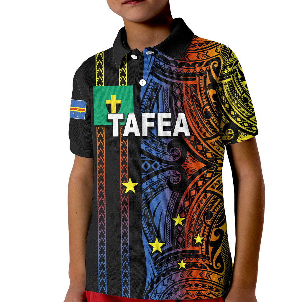 Custom Vanuatu Tafea Kid Polo Shirt Polynesian Tribal LT6 - Wonder Print Shop