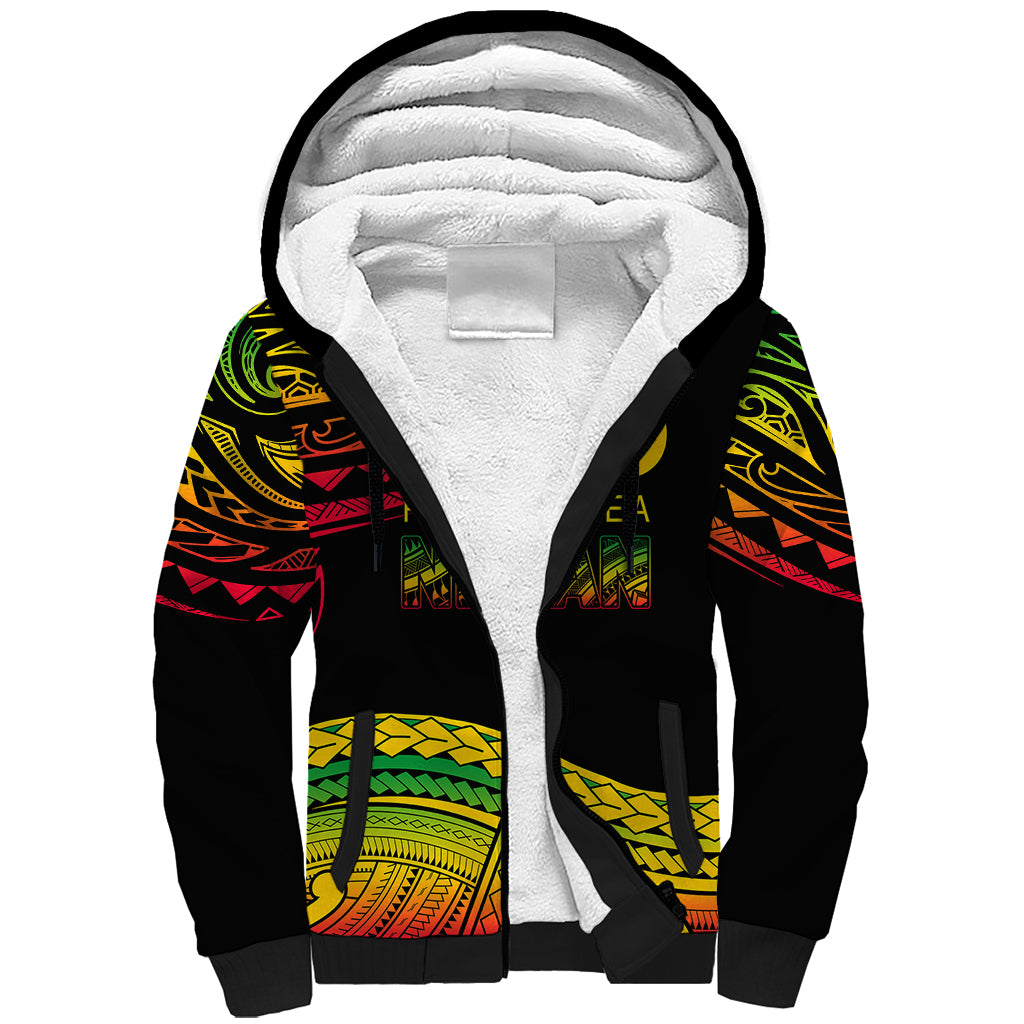 Custom Tribal Vanuatu Sherpa Hoodie Pround To Be A Ni-Van LT6 - Wonder Print Shop