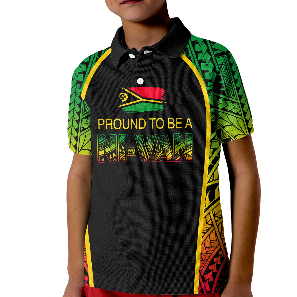 Custom Vanuatu Polo Shirt for Kid Pround To Be A Ni Van LT6 - Wonder Print Shop