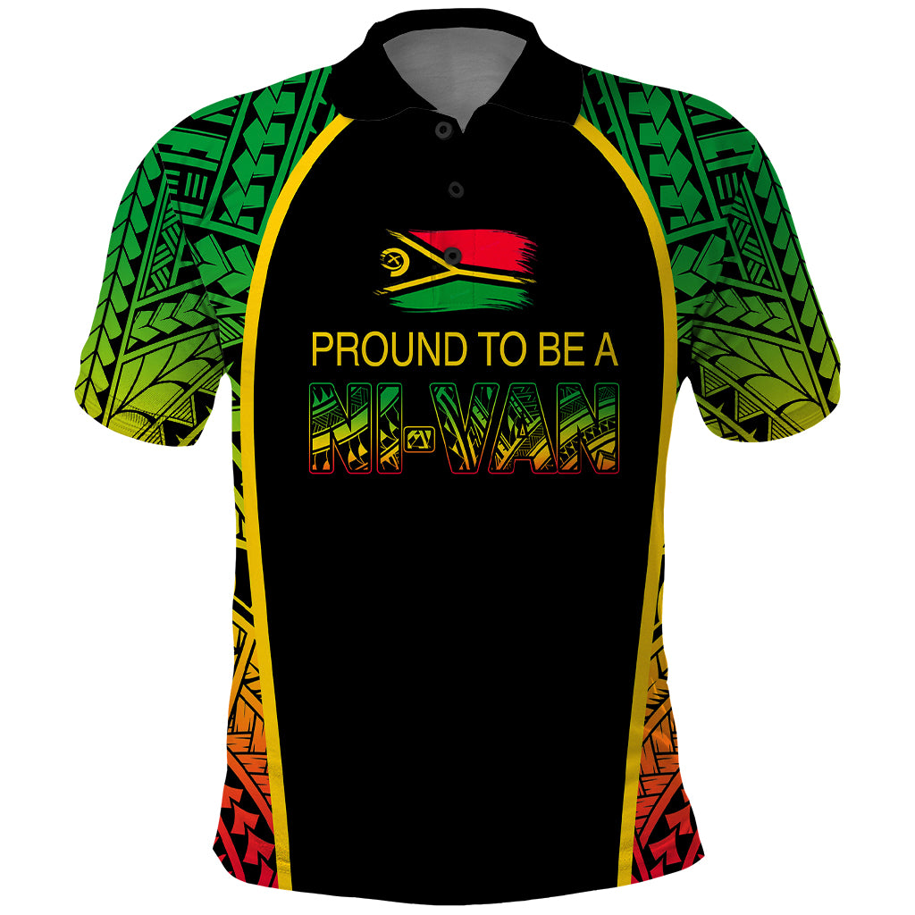 Custom Vanuatu Polo Shirt Pround To Be A Ni Van LT6 - Wonder Print Shop