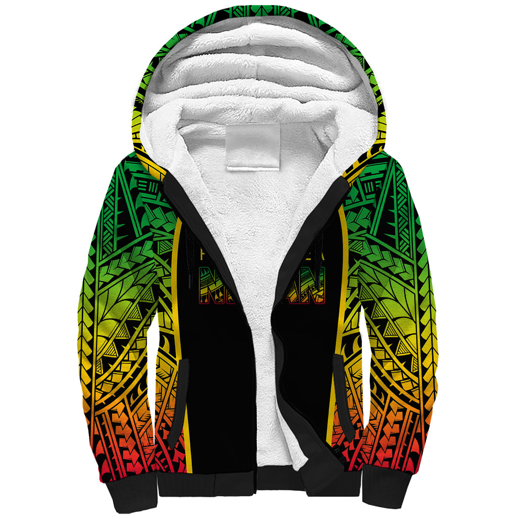 Custom Vanuatu Sherpa Hoodie Pround To Be A Ni-Van LT6 - Wonder Print Shop