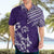 Hawaii Summer Hawaiian Shirt Mix Polynesian Purple LT6 - Wonder Print Shop