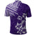 Hawaii Summer Polo Shirt Mix Polynesian Purple LT6 - Wonder Print Shop