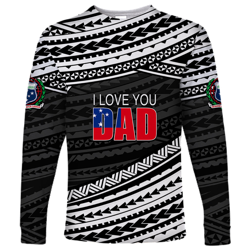 custom-personalised-happy-fathers-day-samoa-long-sleeve-shirt-i-love-you-dad-black