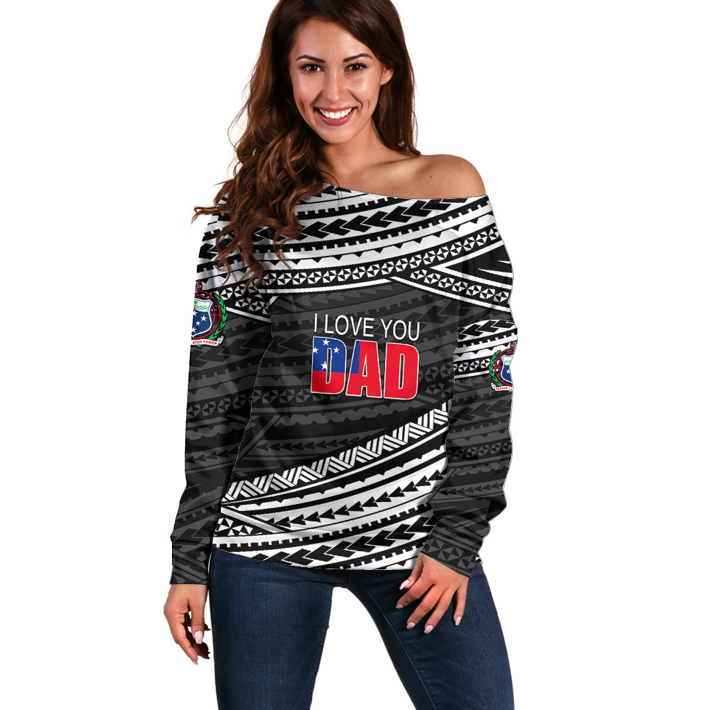 custom-personalised-happy-fathers-day-samoa-off-shoulder-sweater-i-love-you-dad-black