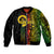 Custom Vanuatu Sleeve Zip Bomber Jacket Polynesian Tribal LT6 - Wonder Print Shop