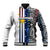 Custom Philippines Baseball Jacket Polynesian Tribal White LT6 - Wonder Print Shop