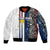 Custom Philippines Bomber Jacket Polynesian Tribal White LT6 - Wonder Print Shop