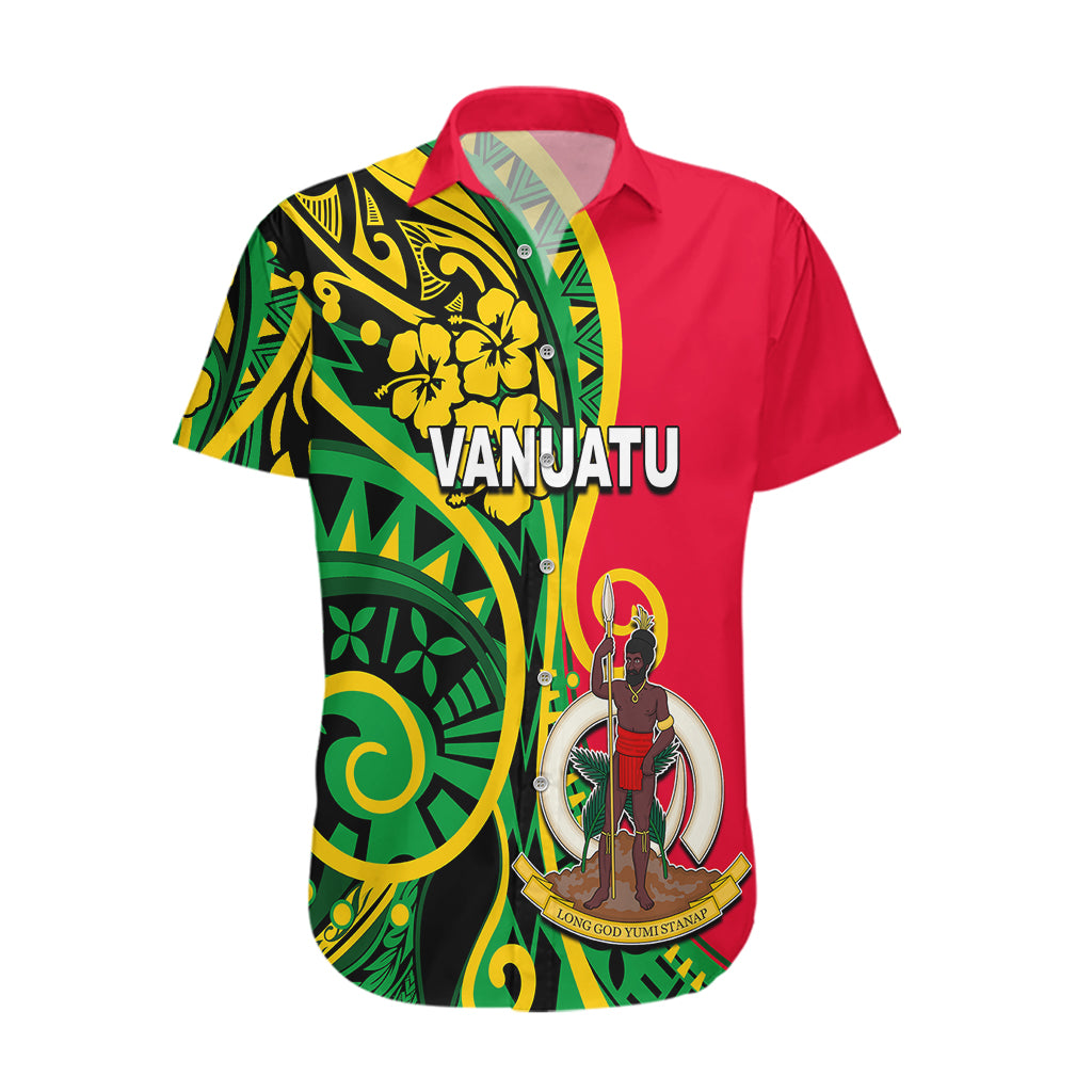 (Custom Personalised) Vanuatu Hawaiian Shirt Polynesian Patterns LT6 - Wonder Print Shop